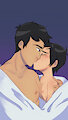Birthday kiss