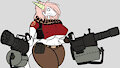 TF2 Heavy Dragon Girl Color by NickTheWolf