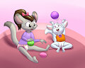 Chinchilla Bouncy Balls -By ConejoBlanco-
