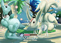 Plush Carbuncle summoning by Dustyerror