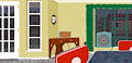 Inside the Rhonson Coyote Family House at the Dining Room Area