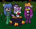Blaze's Dinner Backfire by DarkSonic250