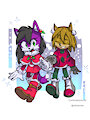 Commission by Mel Magenta, Vixxy -n- Ultra 2021 by UltraSonic