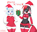[Doodle] Merry X' Mas 2021 with BB and Sasha