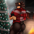 Anthony Christmas Selfie (Pantless) by Megasonic20