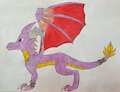 Malis son of Spyro and Cynder by FalysyuH