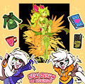 New Design on Redbubble - Floral Huntress