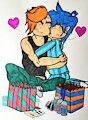 Merry Christmas Benjamin and Pico by Balloonbouncer
