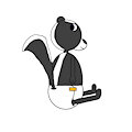 Cute skunkie.