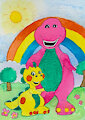 tumbles and Barney by Dumplin