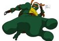 TMNT Mikey foot kick by KMJ91