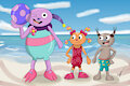 Henry Hugglemonster: Beach Day (by Rouyuki)