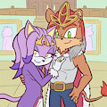 Queen Blaze and Klaue Klaue, Regents of Soleanna by Zeromegas