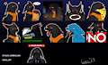 [Comm 179] Ulven stickers