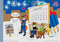 Fox Calendar 2022 - January by Micke