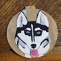 Ornament 2021 - Husky by Qara