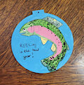 Ornament 2021 - Reelin in the New Year by Qara