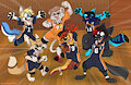 Karasuno Kemono High Volleyball Team by zake