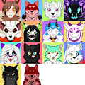 Pixel Icons throughout the years