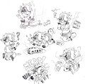 Happy cow doodles by SoulCentinel