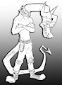 Too tall by DrawcabArt