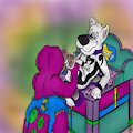 Barney Changes Rhythm Husky by RhythmCHusky94