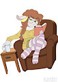 Quiet evening at home by kandlin