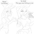 bunny drinks