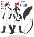 Silent's ref sheet by silentchawolfie
