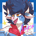 Welcome 2022!! (With my new Main OC) by AzuLej0