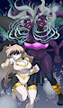 Felicia and Ruby by QueLico