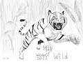 2022 Inktober52 - 01. Wild by Gashren