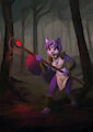 Krystal the Blue Vixen by ToisaNeNe