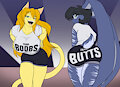 Team Boobs vs Team Butts by Toughset by UnusualUnity