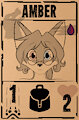 Inscryption card: AMBER