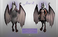 Shraa'dii - Bat Girl Ref Sheet [C] by pimpartist