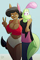 [G] Batsy and Lizzy by JAMEArts