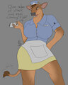 Edith, Cow Waitress by SunderLovely