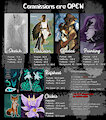 .: Commissions are OPEN :. by Isuna