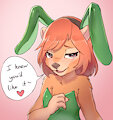 Plum Bunny-girl Otter by PlumVaguelette