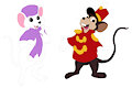 Miss Bianca and Timothy Mouse by MadscepticTrooper