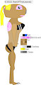 Mole Woman in Gris Swimsuit