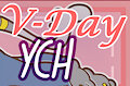 Cute Matching Valentine's Day Twitter Banner by fishys1