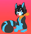 Blue Panda Jess by Artmonkey27