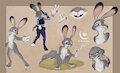 Judy Hopps Sketches by Heronia