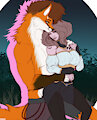 Werefox and vampire :33