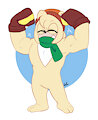 Buff Bear Being Cute