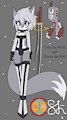 Tess the Wolf and Rover the Pod