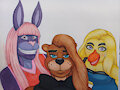 FNAF Main Three by Lovemet123
