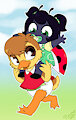 Buggy Piggyback Ride -By StarryBlur-